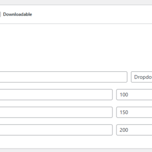 CS WooCommerce Custom Product Option - Admin dropdown option