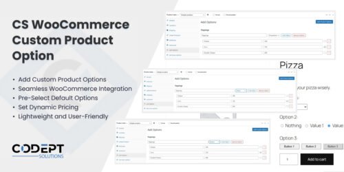 CS WooCommerce Custom Product Option Plugin