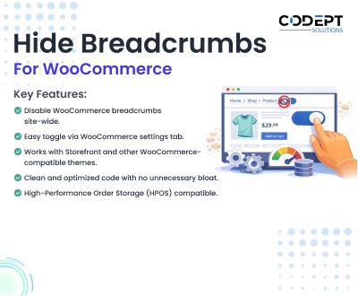 Hide Woocommerce Breadcrumbs