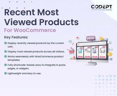 Recent & Most Viewed Products for WooCommerce